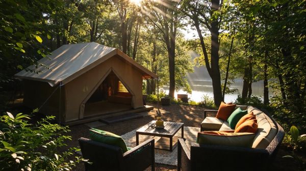 Découvrez le camping de luxe pour une expérience nature raffinée