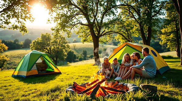 Escapade familiale : le camping Auvergne au cœur du cosycamp
